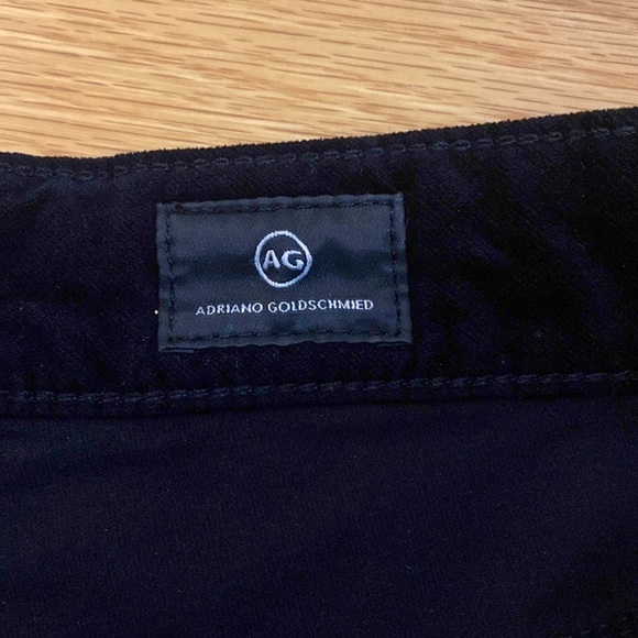 Adriano Goldschmied Black High Rise Velvet Jeans Size 31R - Picture 7 of 10